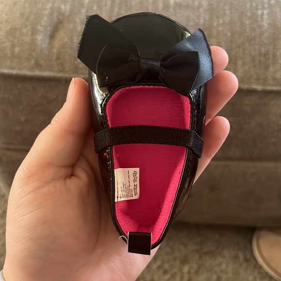 Black ballet sandals toddler NEVER WORN - Picture 3 of 3